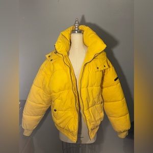 Never worn yellow puffer